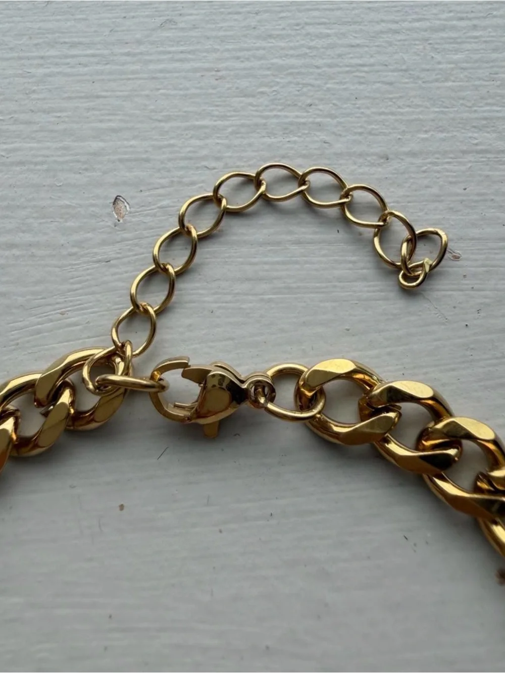Men's Gold-Tone Cuban Link ID Bracelet